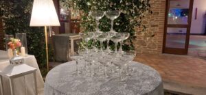 champagne tower